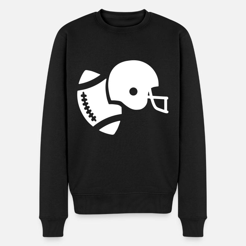 Icône de l’icône Football - Pull Premium bio Homme - noir