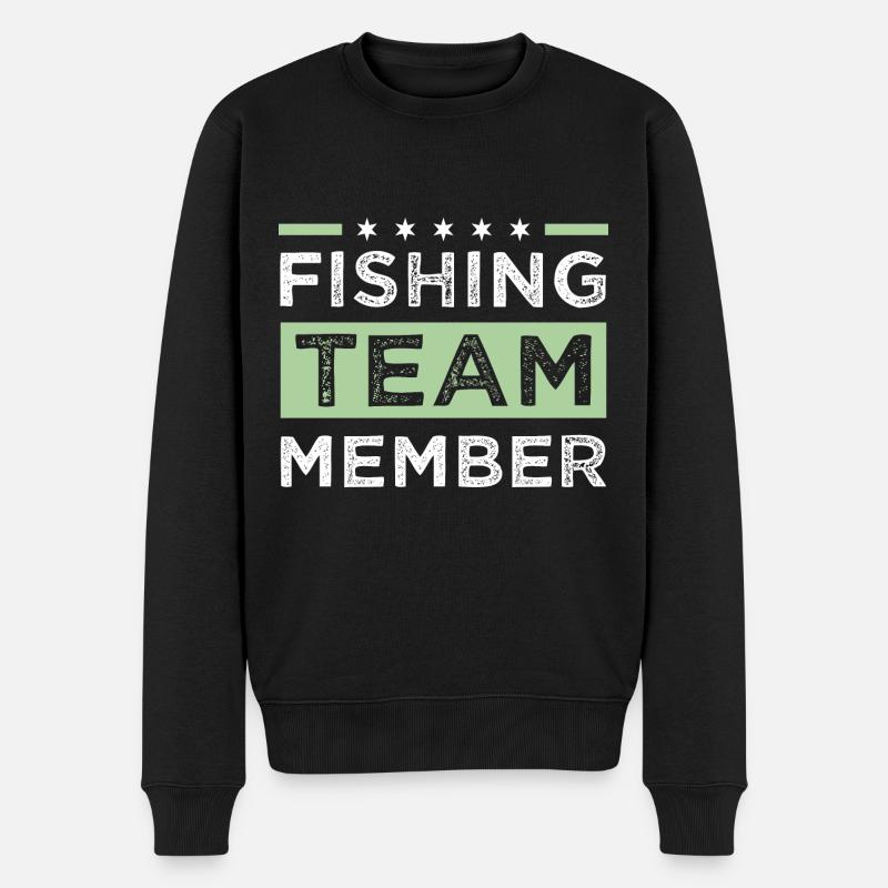 Équipe de pêche - Pull Premium bio Homme - noir