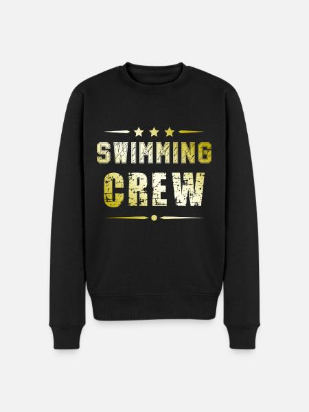 Swimming Crew - Men's Premium Organic Jumper - black