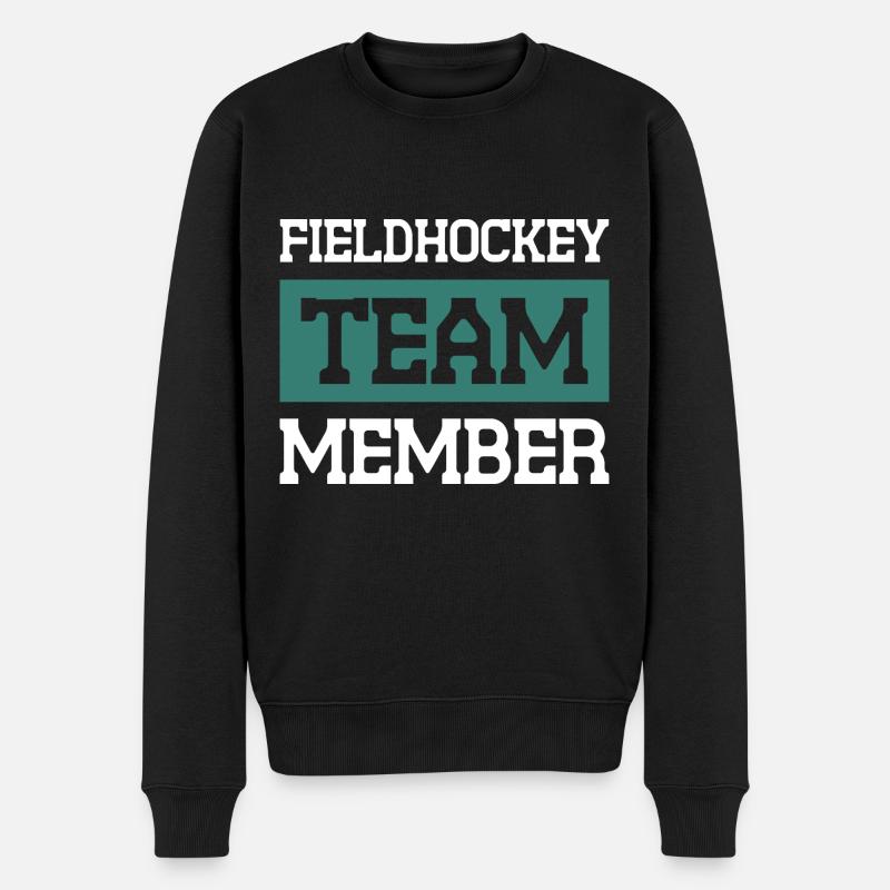 Fieldhockey Team - Männer Premium Bio Pullover - Schwarz