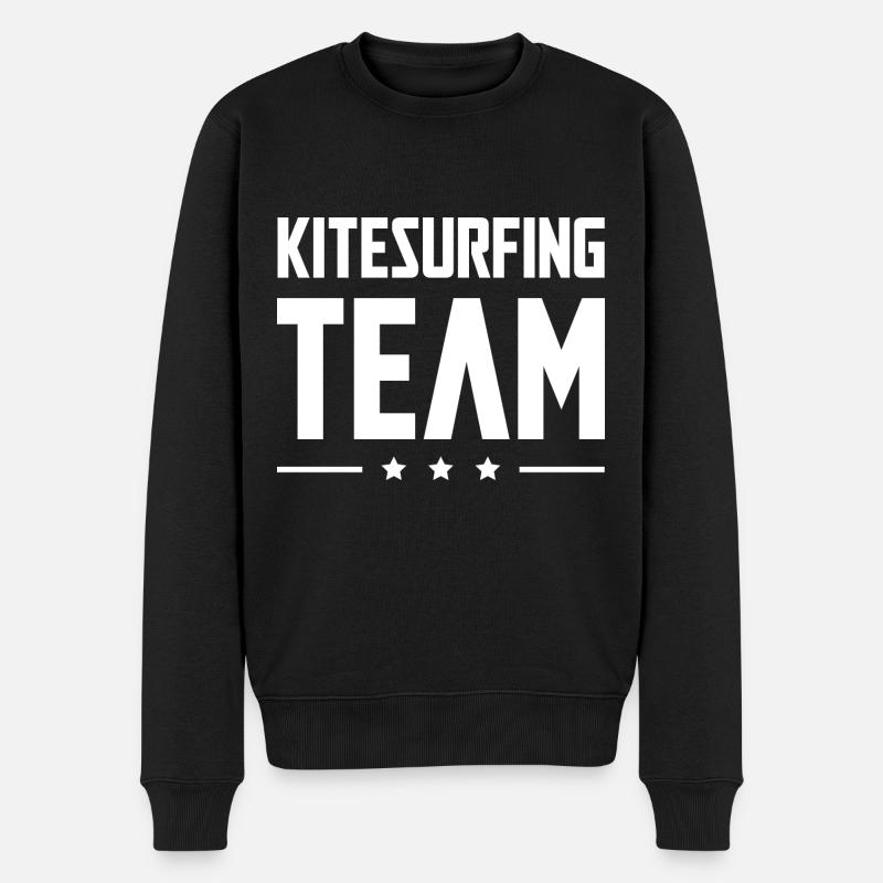 Équipe de kitesurf - Pull Premium bio Homme - noir