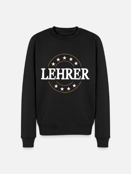 Lehrer Beruf - Männer Premium Bio Pullover - Schwarz