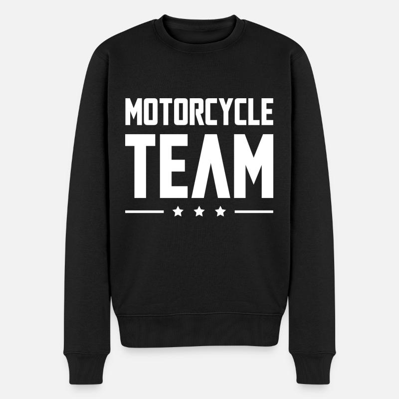 Équipe moto - Pull Premium bio Homme - noir
