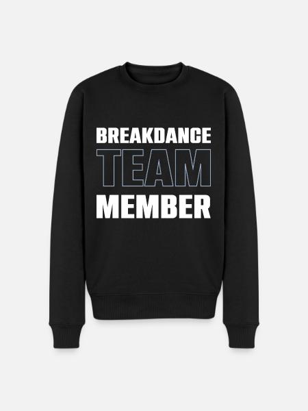 Breakdance Team - Men's Premium Organic Jumper - black