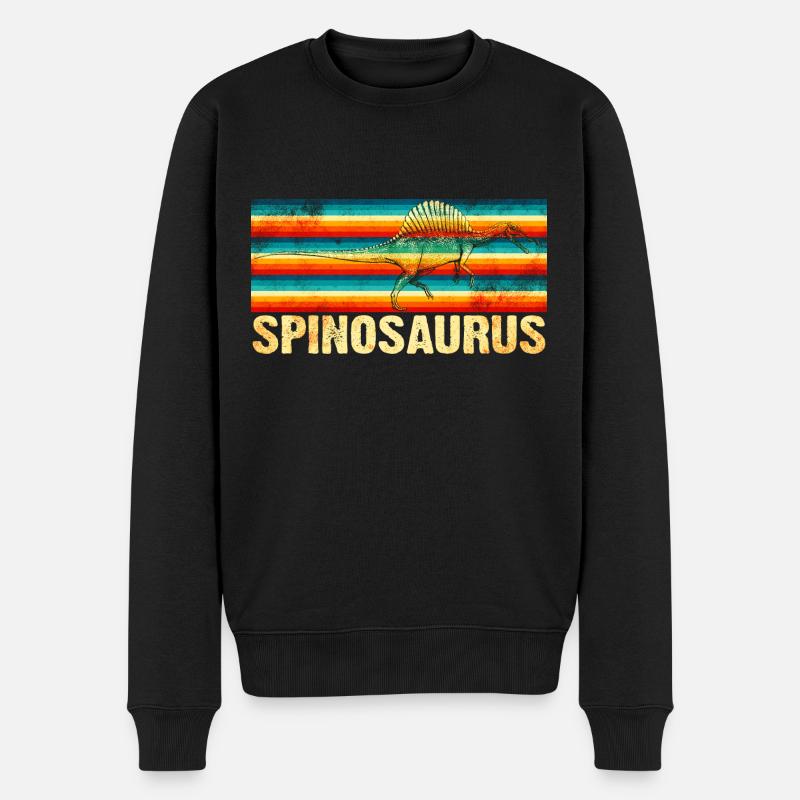 Spinosaurus Dinosaures - Pull Premium bio Homme - noir