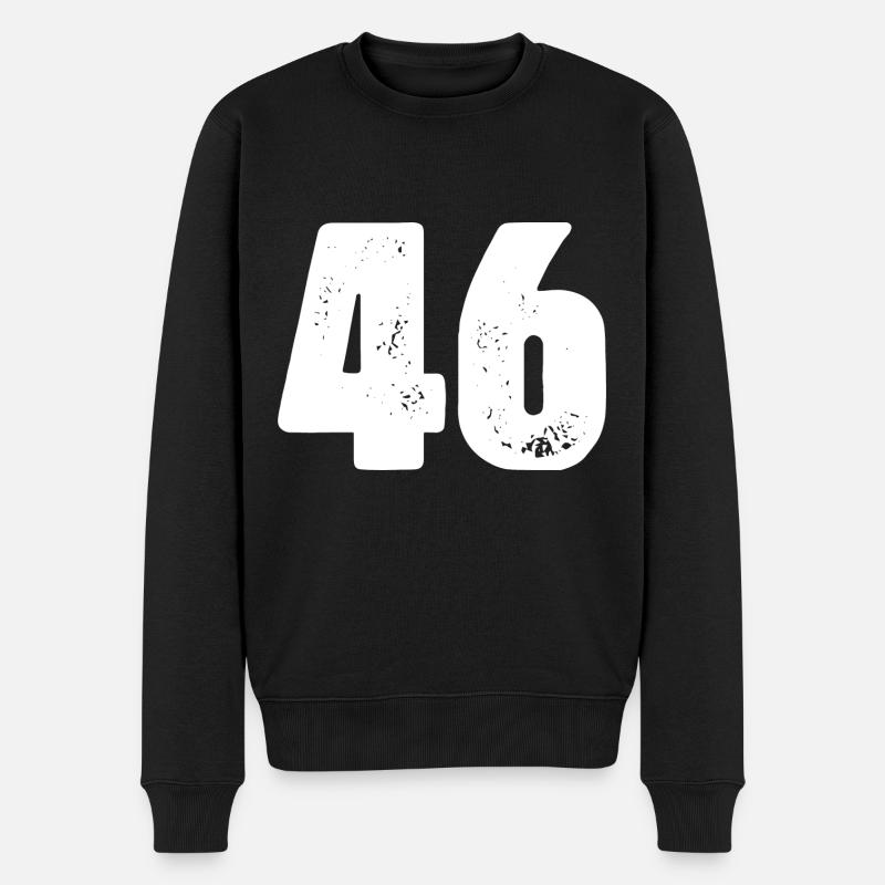 46 Maillot numéro - Pull Premium bio Homme - noir