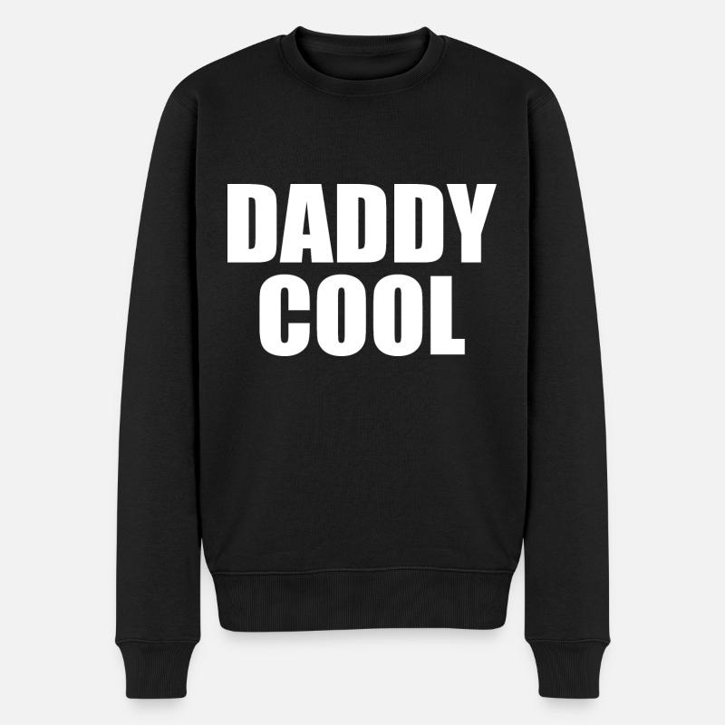 Daddy cool - Økologisk premium-sweatshirt til mænd - sort