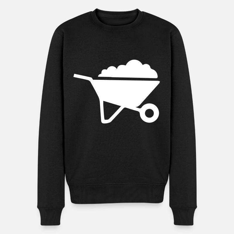 Symbole de brouette - Pull Premium bio Homme - noir