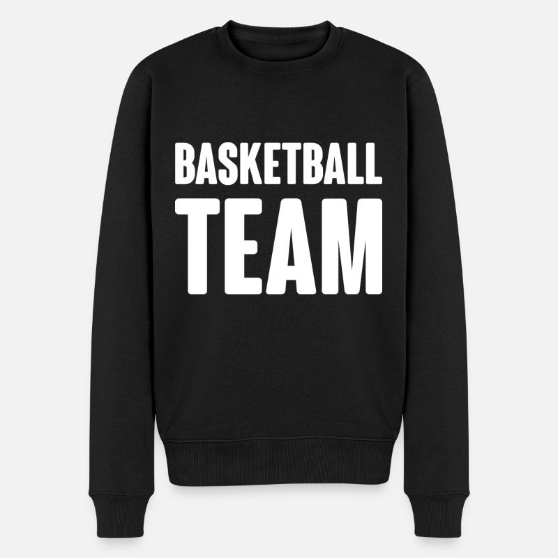 Équipe de basket-ball - Pull Premium bio Homme - noir