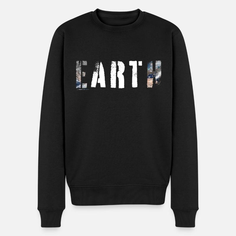 ART DE LA TERRE - Pull Premium bio Homme - noir