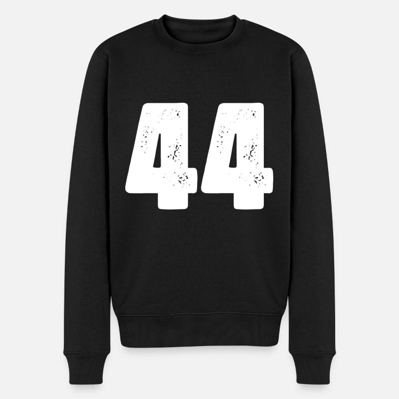 44 Maillot numéro - Pull Premium bio Homme - noir