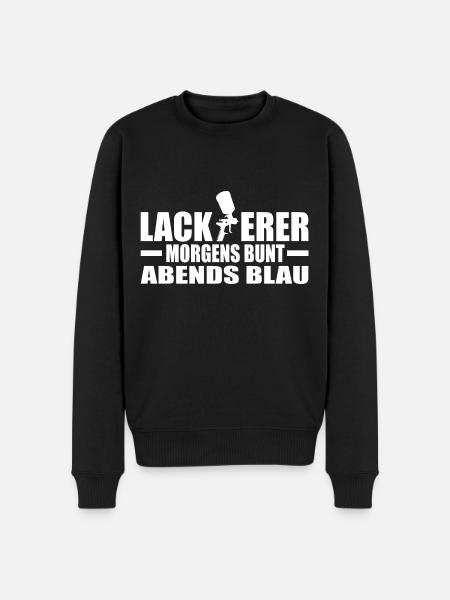 Lackierer - Männer Premium Bio Pullover - Schwarz