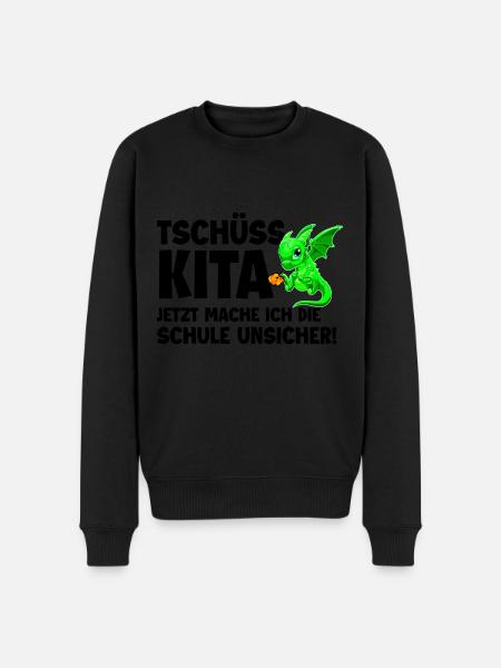 Schulanfang - Männer Premium Bio Pullover - Schwarz