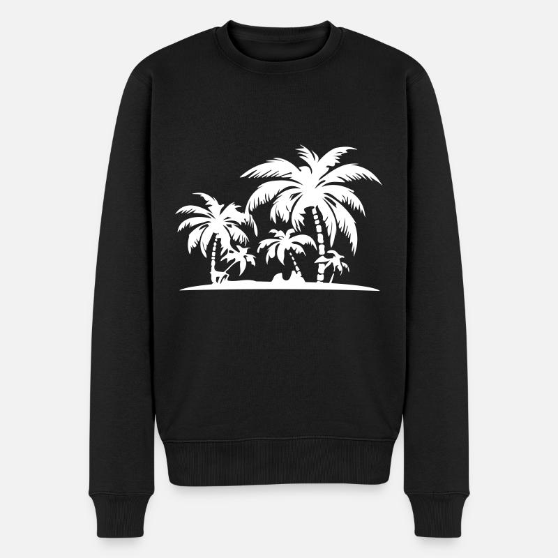 Île Summer Palm Beach - Pull Premium bio Homme - noir