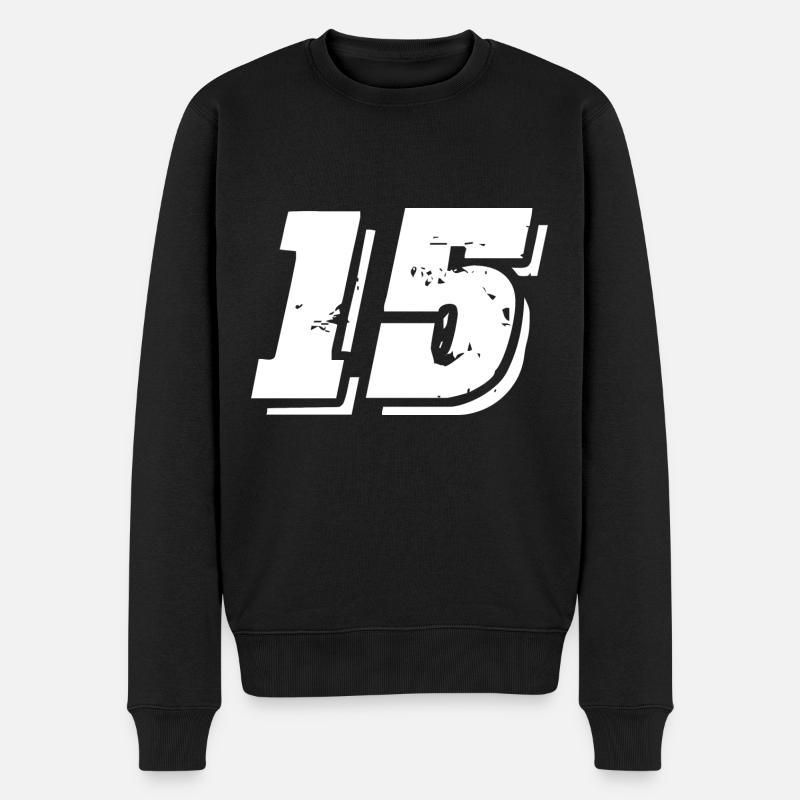 Symbole numérique 15 - Pull Premium bio Homme - noir
