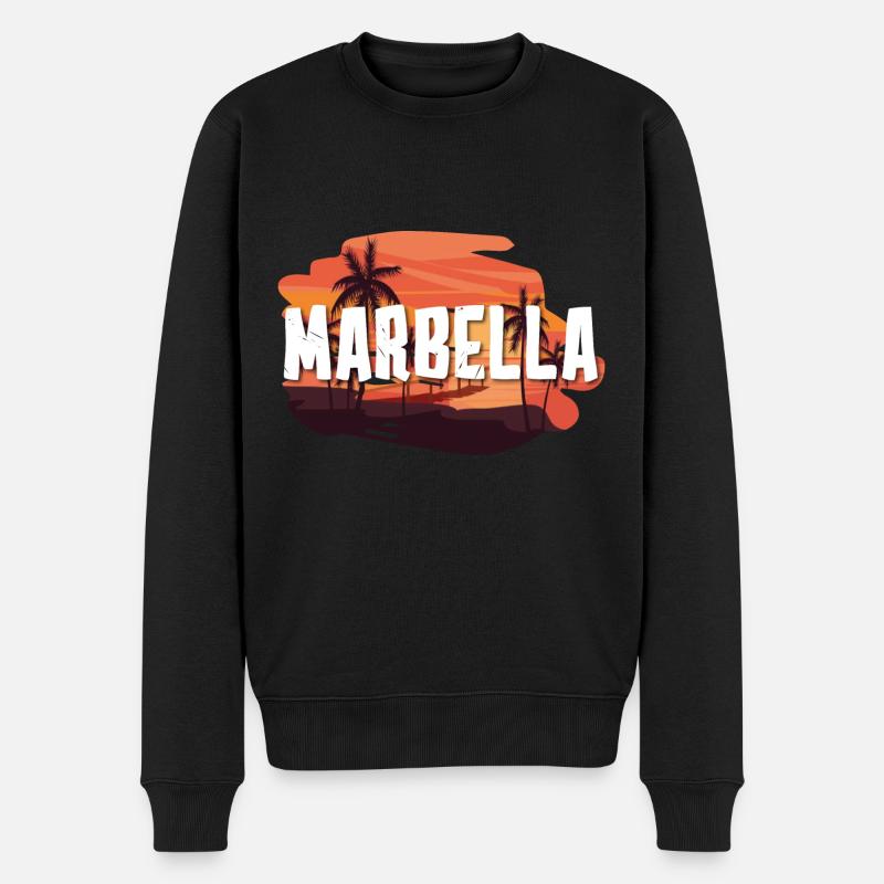 Marbella - Pull Premium bio Homme - noir