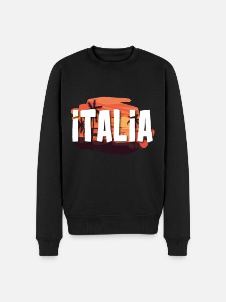 Italia - Pull Premium bio Homme - noir