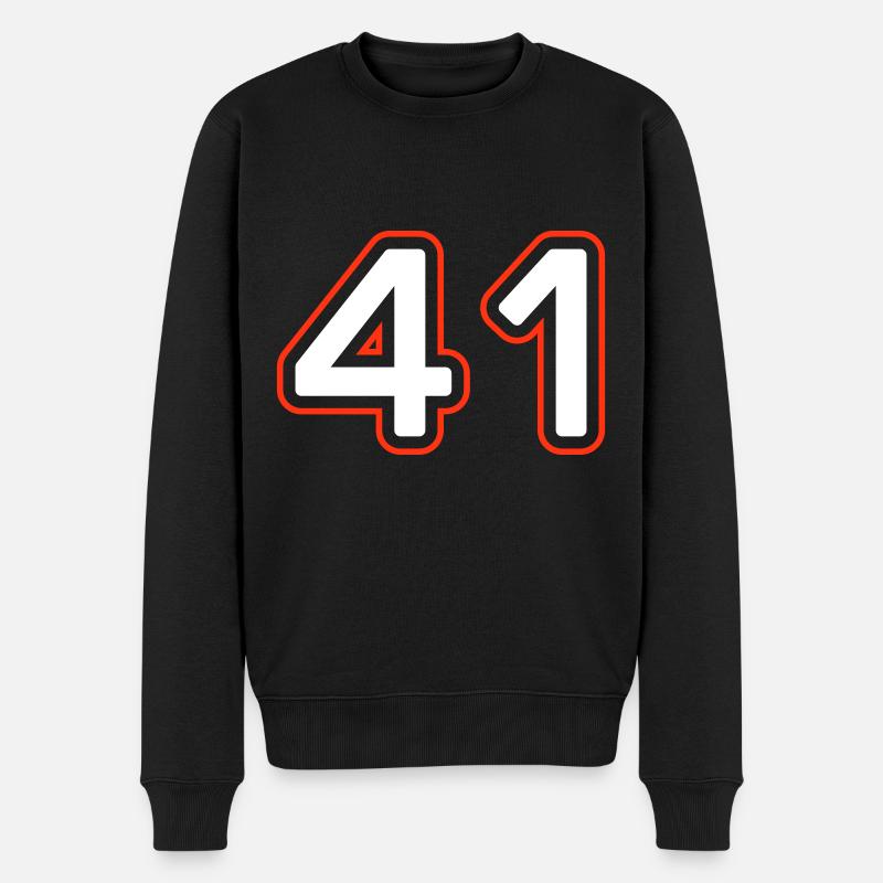 Symbole numérique 41 - Pull Premium bio Homme - noir