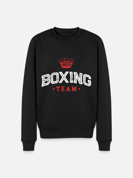 Boxing Team Boxers - Men's Premium Organic Jumper - black