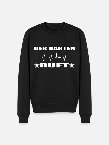 Garten - Männer Premium Bio Pullover - Schwarz
