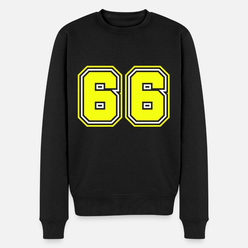 Symbole numérique 66 - Pull Premium bio Homme - noir