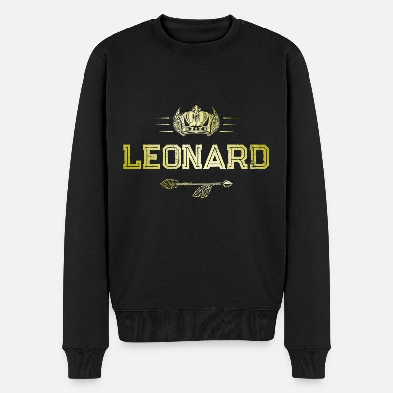 Leonard - Pull Premium bio Homme - noir