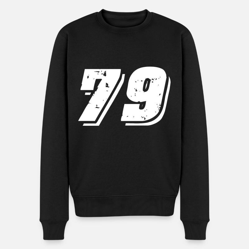 Symbole numérique 79 - Pull Premium bio Homme - noir