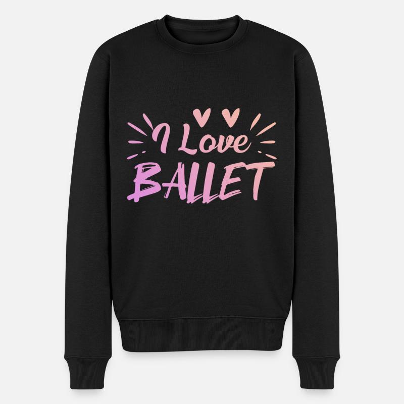 J’adore le ballet - Pull Premium bio Homme - noir