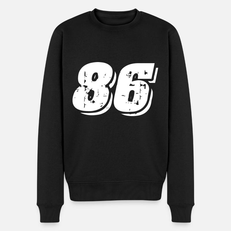Symbole numérique 86 - Pull Premium bio Homme - noir