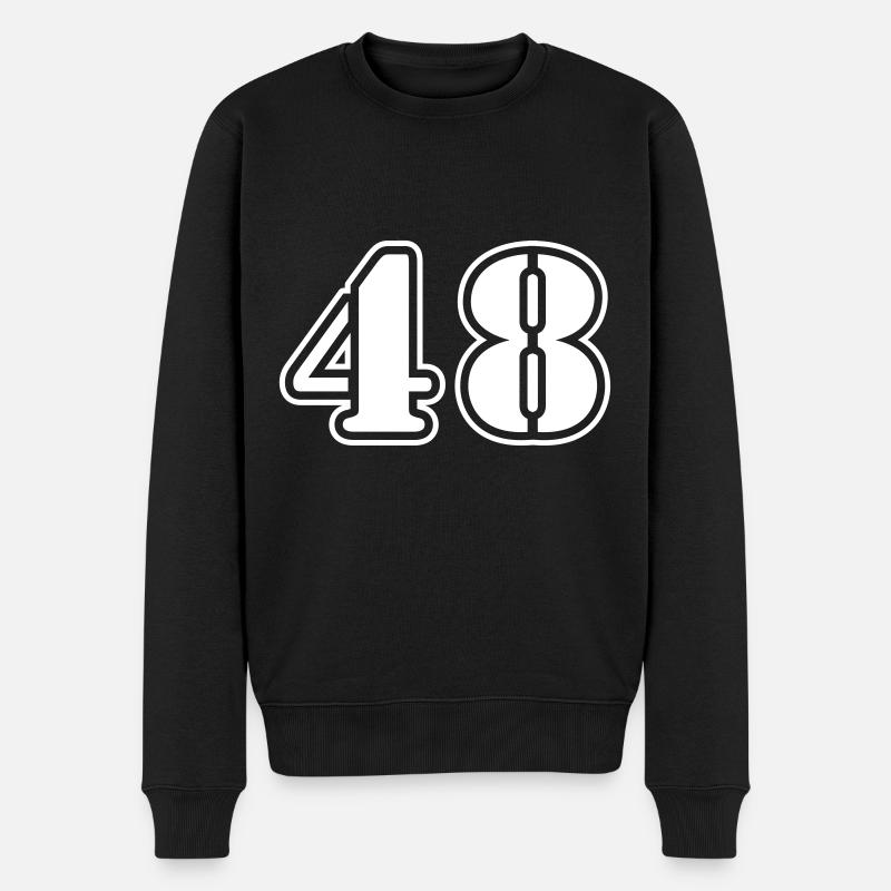 Symbole numérique 48 - Pull Premium bio Homme - noir