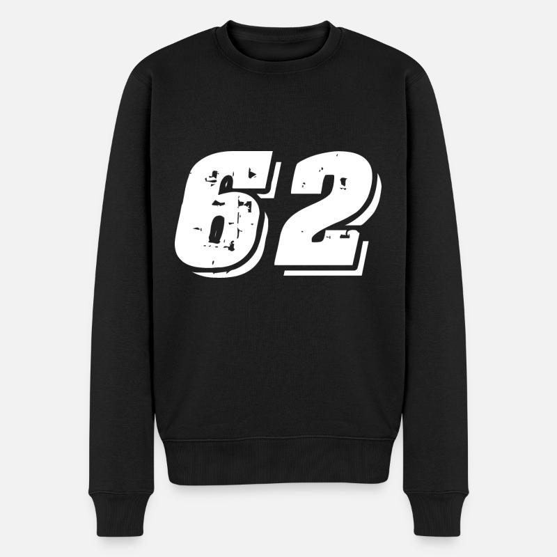 Symbole numérique 62 - Pull Premium bio Homme - noir
