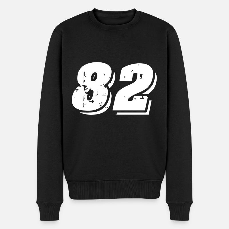 Symbole numérique 82 - Pull Premium bio Homme - noir