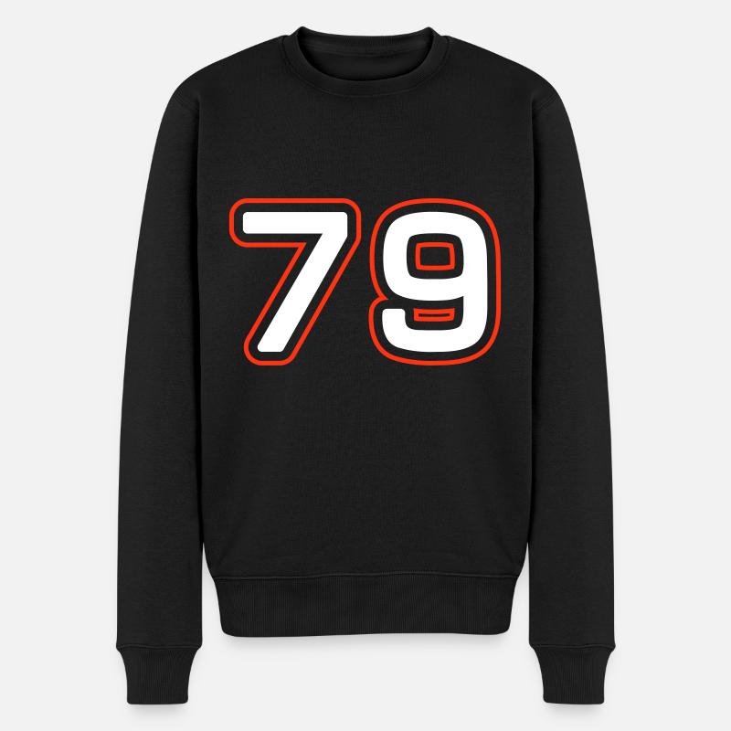 Symbole numérique 79 - Pull Premium bio Homme - noir