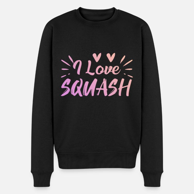 J’adore le squash - Pull Premium bio Homme - noir