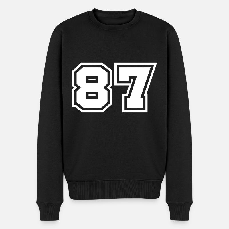 Symbole numérique 87 - Pull Premium bio Homme - noir