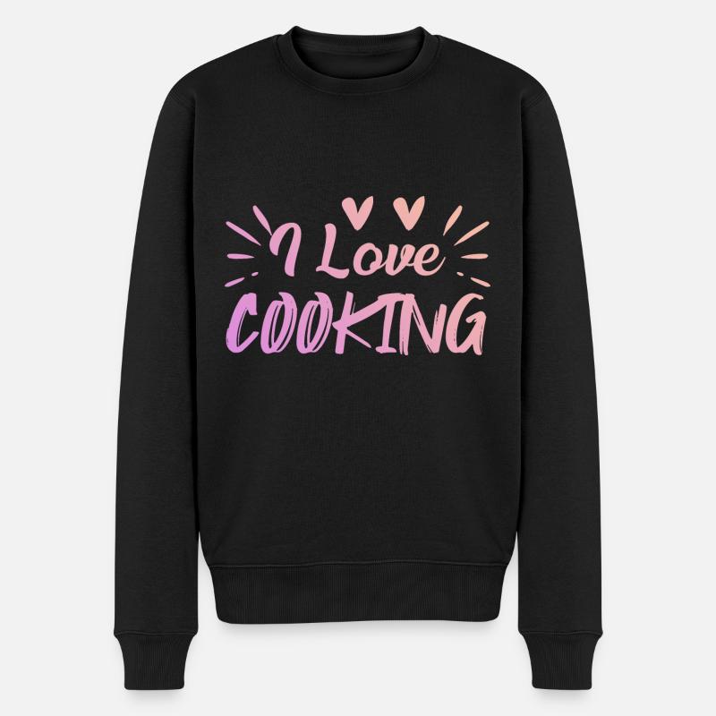 J’adore cuisiner - Pull Premium bio Homme - noir