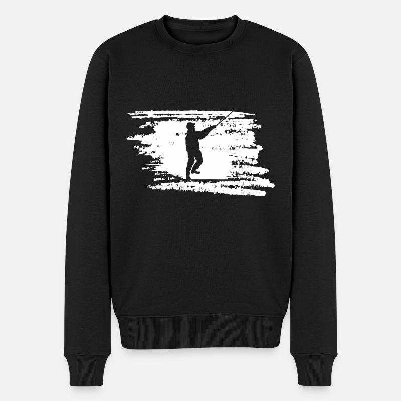 Pêcher - Fisherman - Pêche - Pull Premium bio Homme - noir
