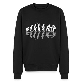 Jeu d’échecs d’échecs - Pull Premium bio Homme - noir - Devant - Nico (187cm)