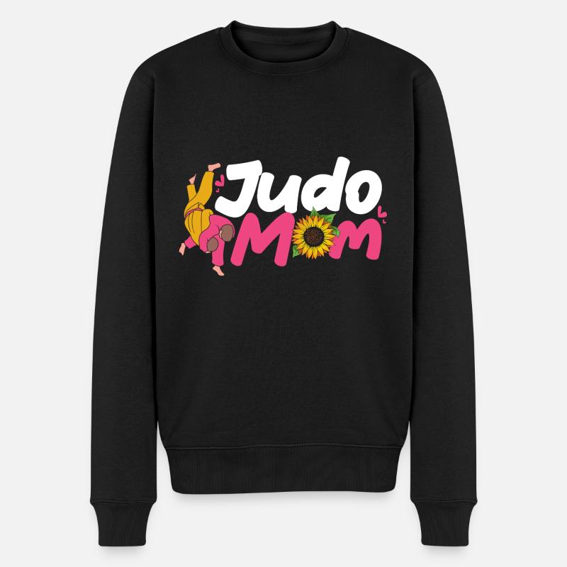 Judo - Männer Premium Bio Pullover - Schwarz