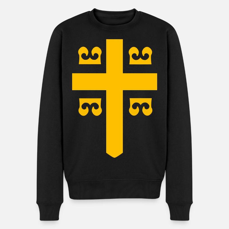Byzantin - Pull Premium bio Homme - noir