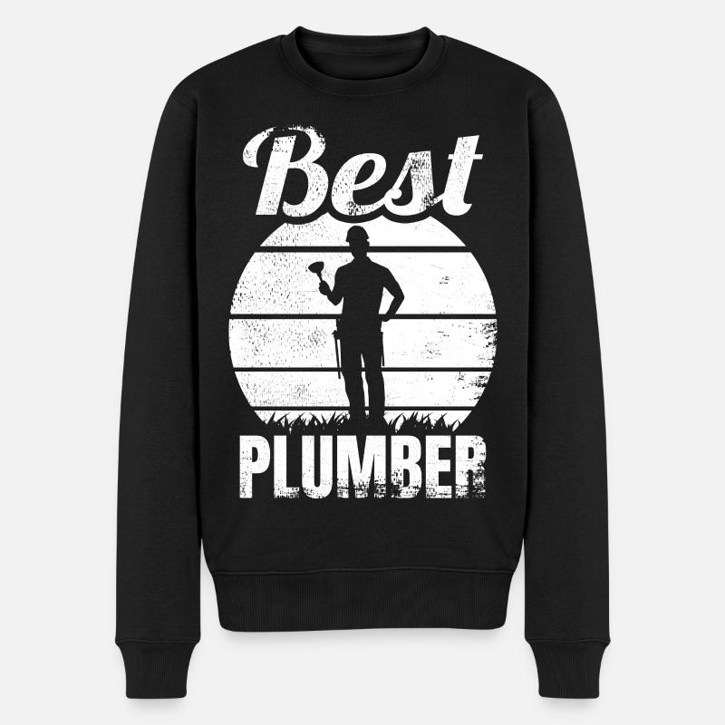 Meilleur mécanicien d’usine - Pull Premium bio Homme - noir