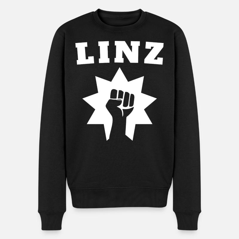 Linz - Pull Premium bio Homme - noir