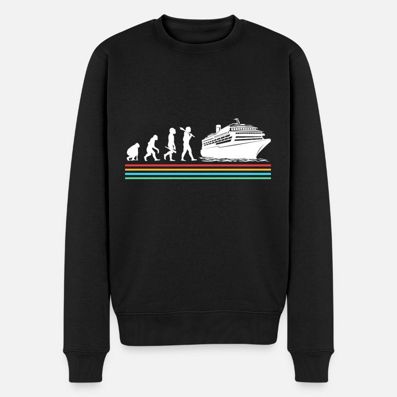 Kreuzfahrt Kreuzfahrtschiff Evolution - Männer Premium Bio Pullover - Schwarz