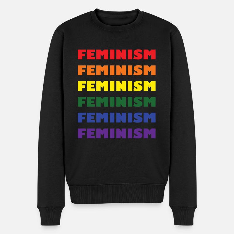 féminisme - Pull Premium bio Homme - noir