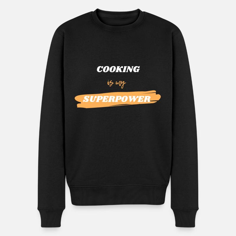 Cooking is my superpower ! - Pull Premium bio Homme - noir