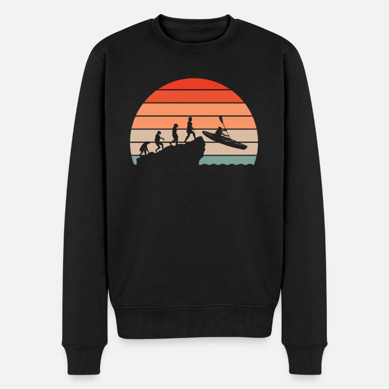 Kayak Evolution Kayak Kayak kayak canot de canot canoë - Pull Premium bio Homme - noir