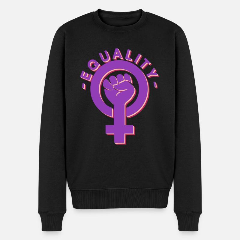 Égalité - Féminisme Droits des femmes - Pull Premium bio Homme - noir