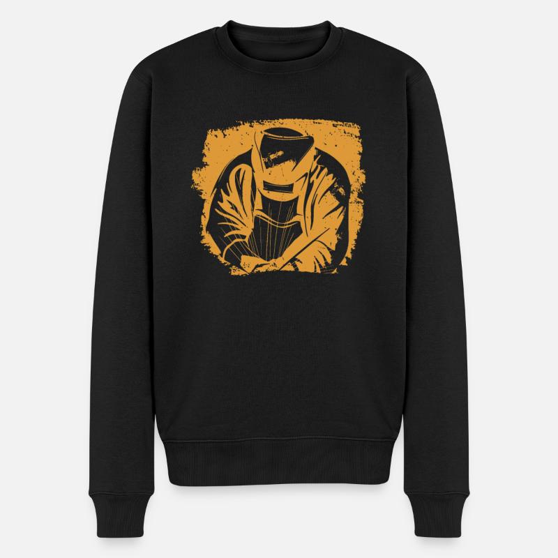 Soudeurs Soudeurs Artisans Métallurgistes - Pull Premium bio Homme - noir