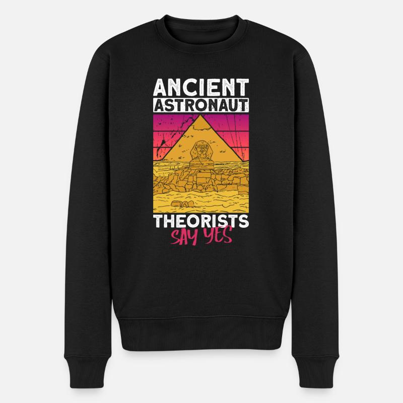 Ancien astronaute Mythologie égyptienne Ancienne - Pull Premium bio Homme - noir