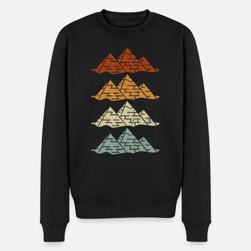Pyramide Mythologie égyptienne Egypte ancienne - Pull Premium bio Homme - noir